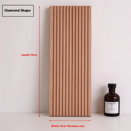 Planche de bois ondulée