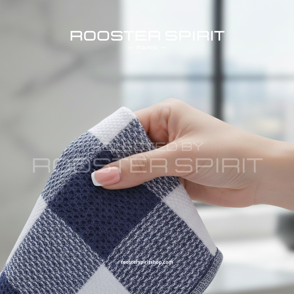 Torchons de cuisine "L’Instant Vichy" en Coton Gaufré [BUNDLE DISPONIBLE]